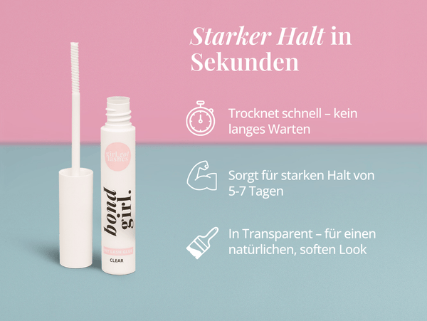 BOND GIRL – Wimpernkleber transparent (3er Pack)